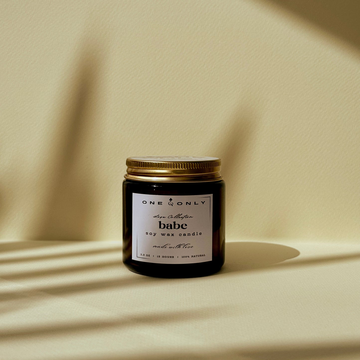 Eco-Friendly Soy Wax Candle 100ml - BABE